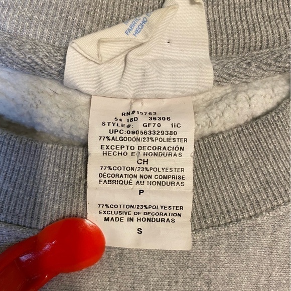 Champion Reverse Weave Crewneck Sweatshirt , Gray, Size Small - Picture 6 of 10